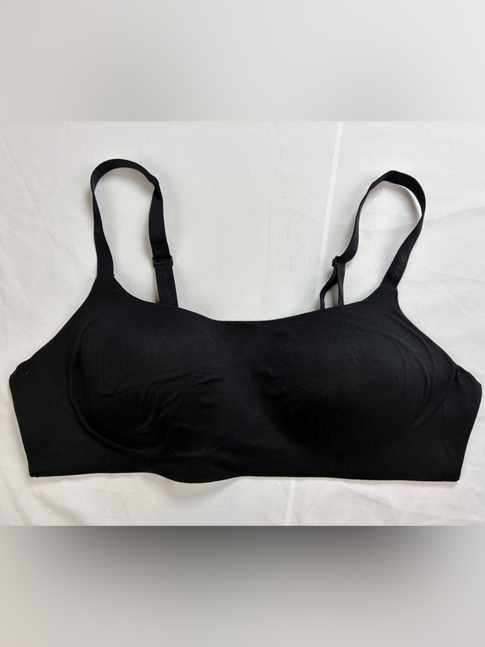 aerie Black SzL SMOOTHEZ Seamless Bra-ish Wireless Bralette Tshirt bra smoothing